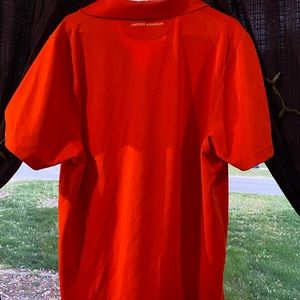 Mens Under Armour large red polo